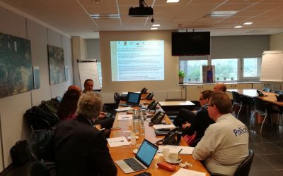 14 May 2018 : All the partners visit the police headquarters in Liège
